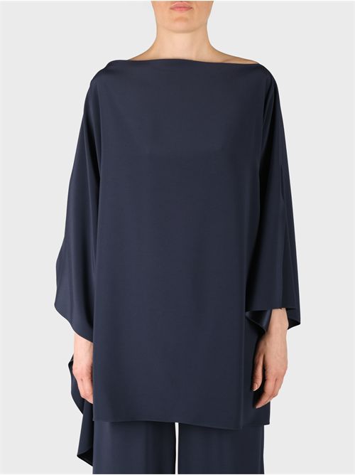 Blusa a cappa in cady con maniche ampie GIANLUCA CAPANNOLO | 25ET591200718